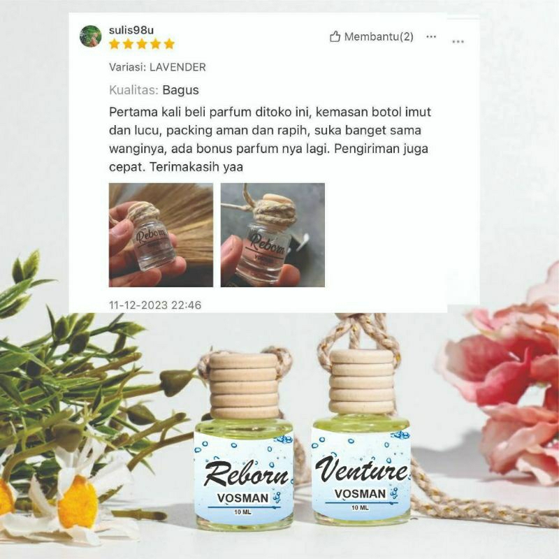 Diskont Vosman - Parfum Mobil Anti Mual Dan Ruangan Mewah Aroma Terapi Vosman - Vosman Parfum