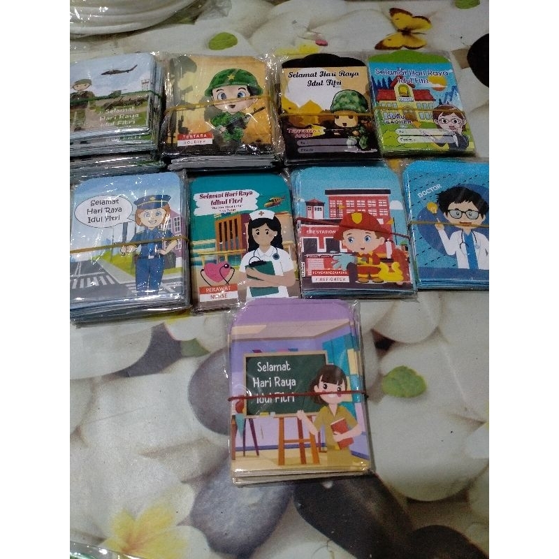 

Amplop Medium 1 bks ( 1 pack) Motif profesi