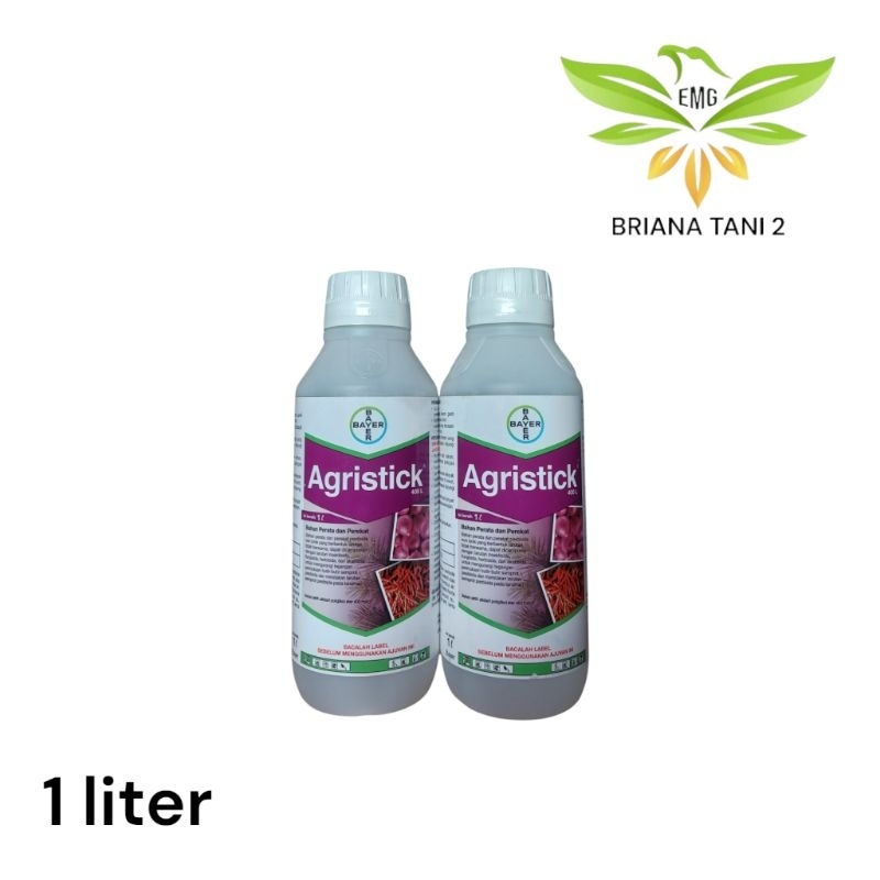 Agristick 1 Liter Perekat Alkylaril Poliglikol Eter 400 g/l Penembus Perekat Perata Pestisida  100% 