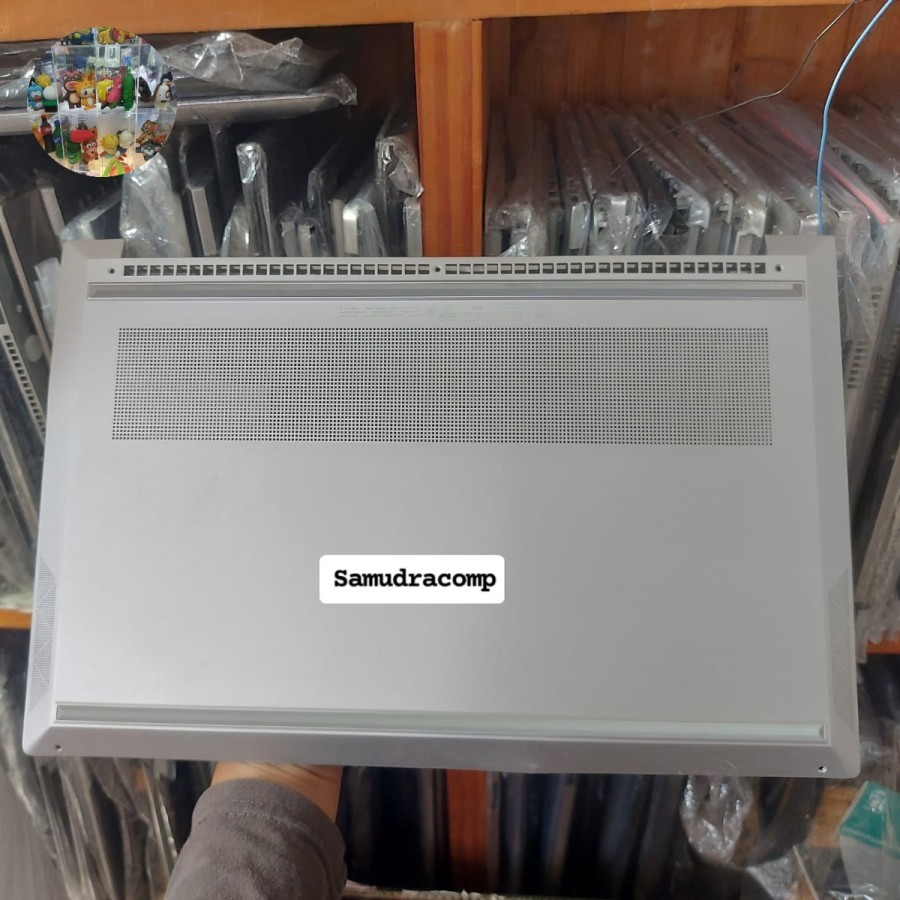 Palmrest Casing Bawah Laptop Bottom Case HP ENVY 15-ep0016TX Silver