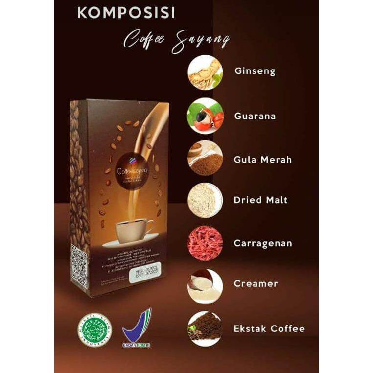 

KOPI SAYANG DIJAMIN PRODUK ORIGINAL 100% ISI 5 SACHET