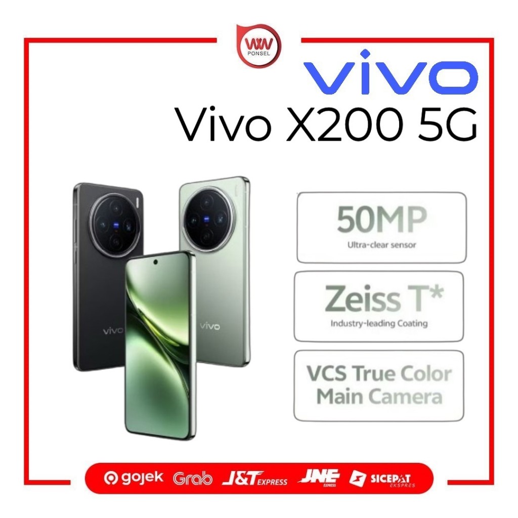 Hp Vivo X200 5G Ram 12GB Internal 256GB Garansi Resmi