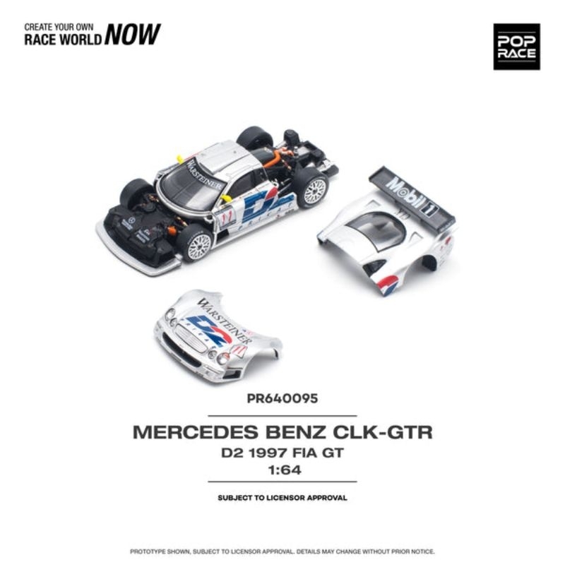 Pop Race Mercedes Benz CLK-GTR D2 1997 FIA GT DR5 64