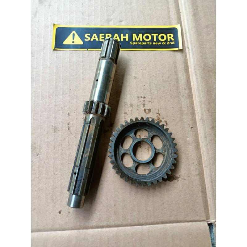 gigi 1 as kopling rasio Honda gl 100 mata 13/36 T