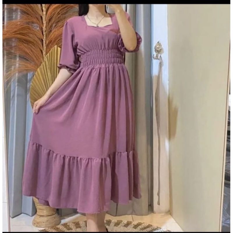 COD DRESS PEVITA MAXIE BAHAN RAYON CASUAL,FORMAL ALL STORE