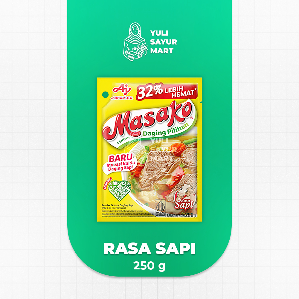 

Masako Rasa Sapi 250g - Yuli Sayur Mart