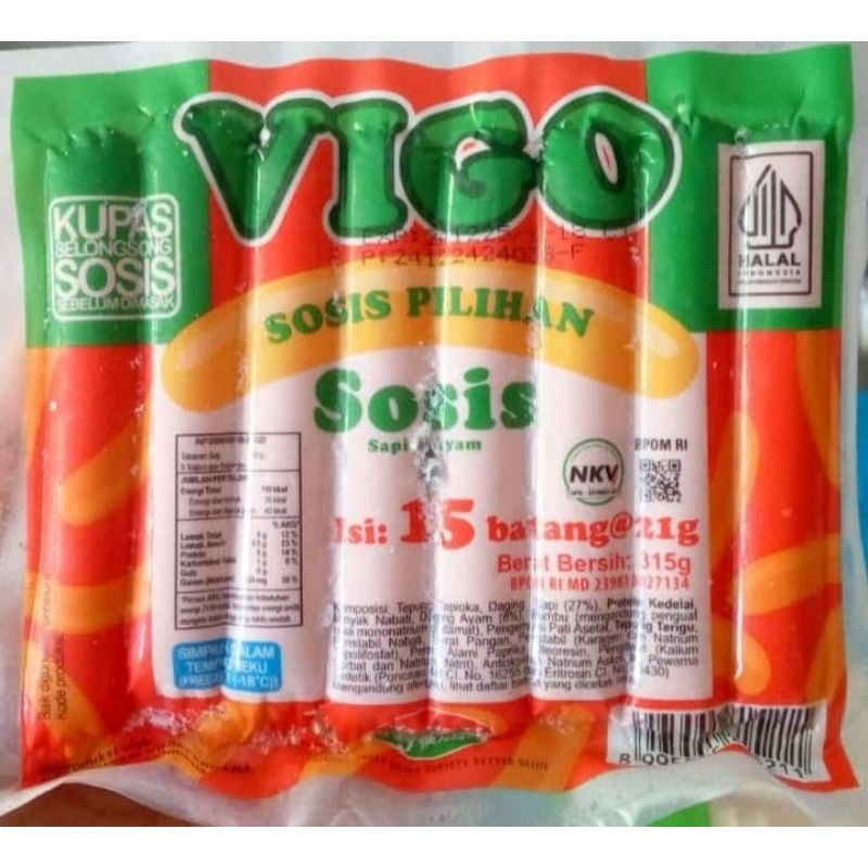 

Vigo Sosis Pilihan Soyam NKV
