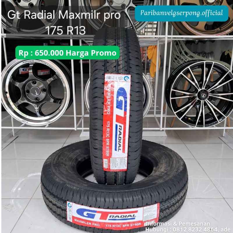 READY BAN BARU GT RADIAL MAXMILER PRO 175 R 13