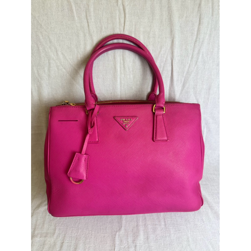 TAS PRD GALLERIA PINK FUSCHIA PRELOVED BAG BRANDED
