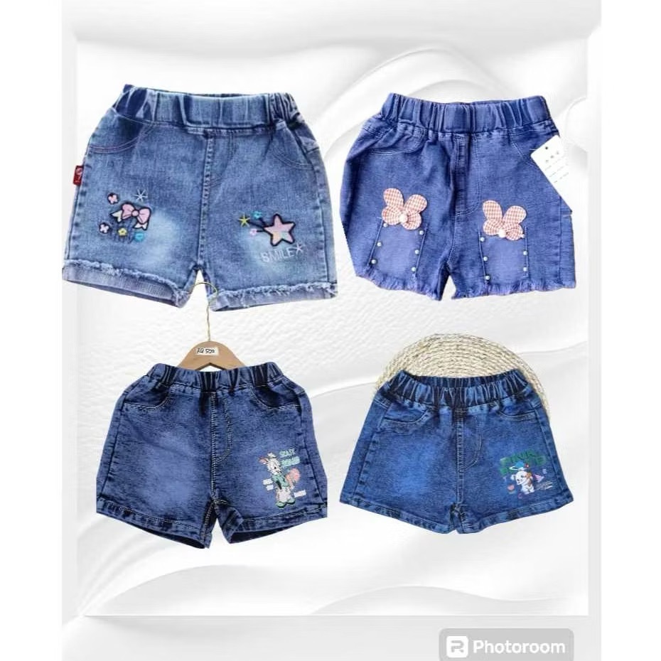 paket celana pendek import anak perempuan Usia 1-6 tahun hotpans anak