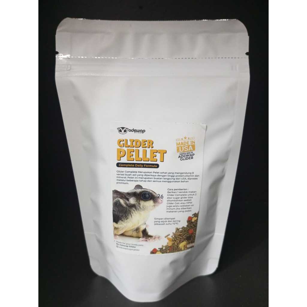 ADEWAP GLIDER Glider Pellet Makanan Sugar Glider Complete Daily Formula