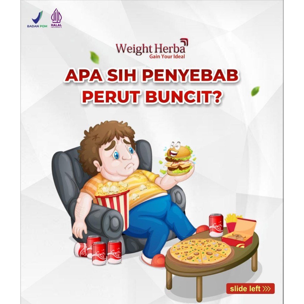 

Weight Herba 1 Box - Susu Herbal Penambah Nafsu Makan & Penggemuk Berat Badan | 200gr