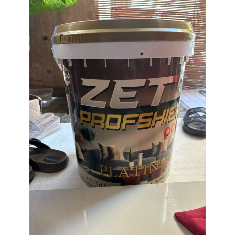 cat tembok ZET ls PROFSHIELD paint PLATINUM warna CREAM