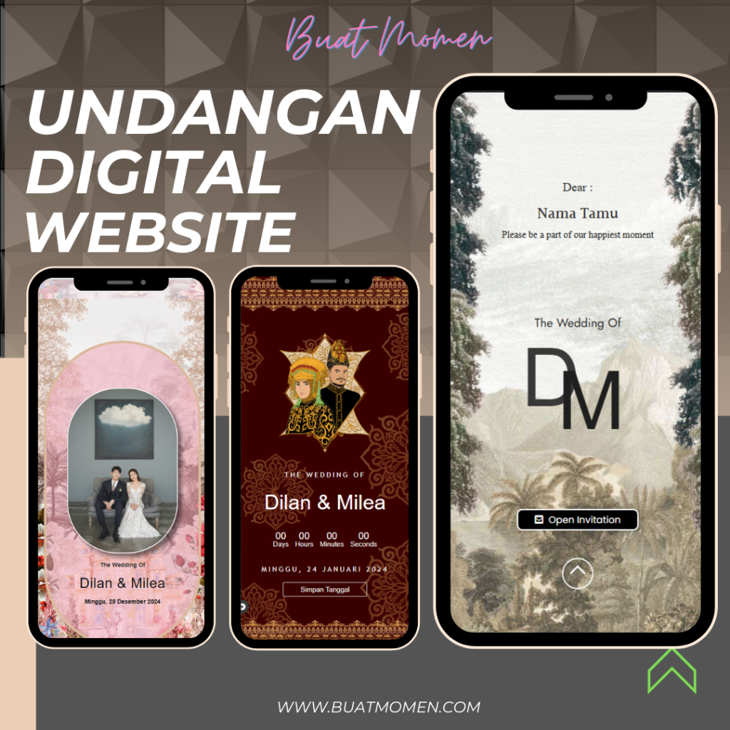 Undangan Pernikahan Digital | Website Undangan Digital | Undangan Digital Cantik | Undangan Digital 