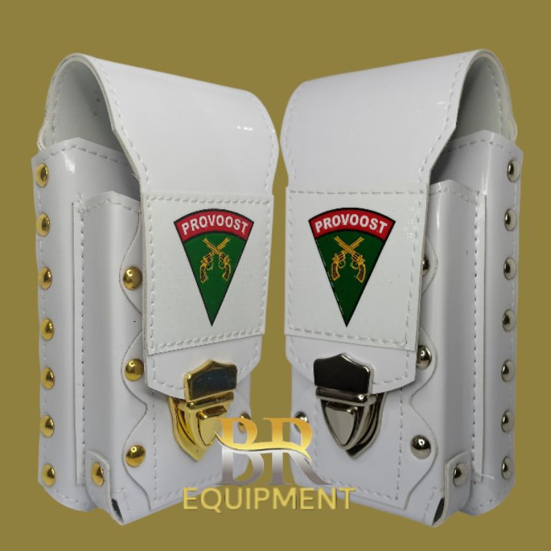tempat hp pinggang provost tni ad sarung hp double slot provos tni ad