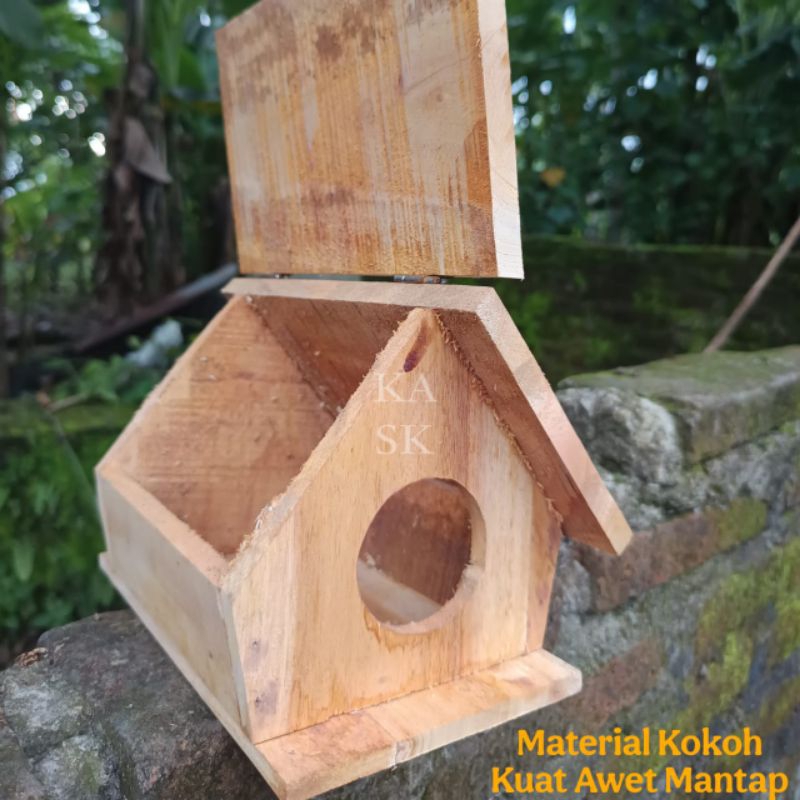 Glodok Segitiga Pintu Atas Lovebird Parkit Kenari dll