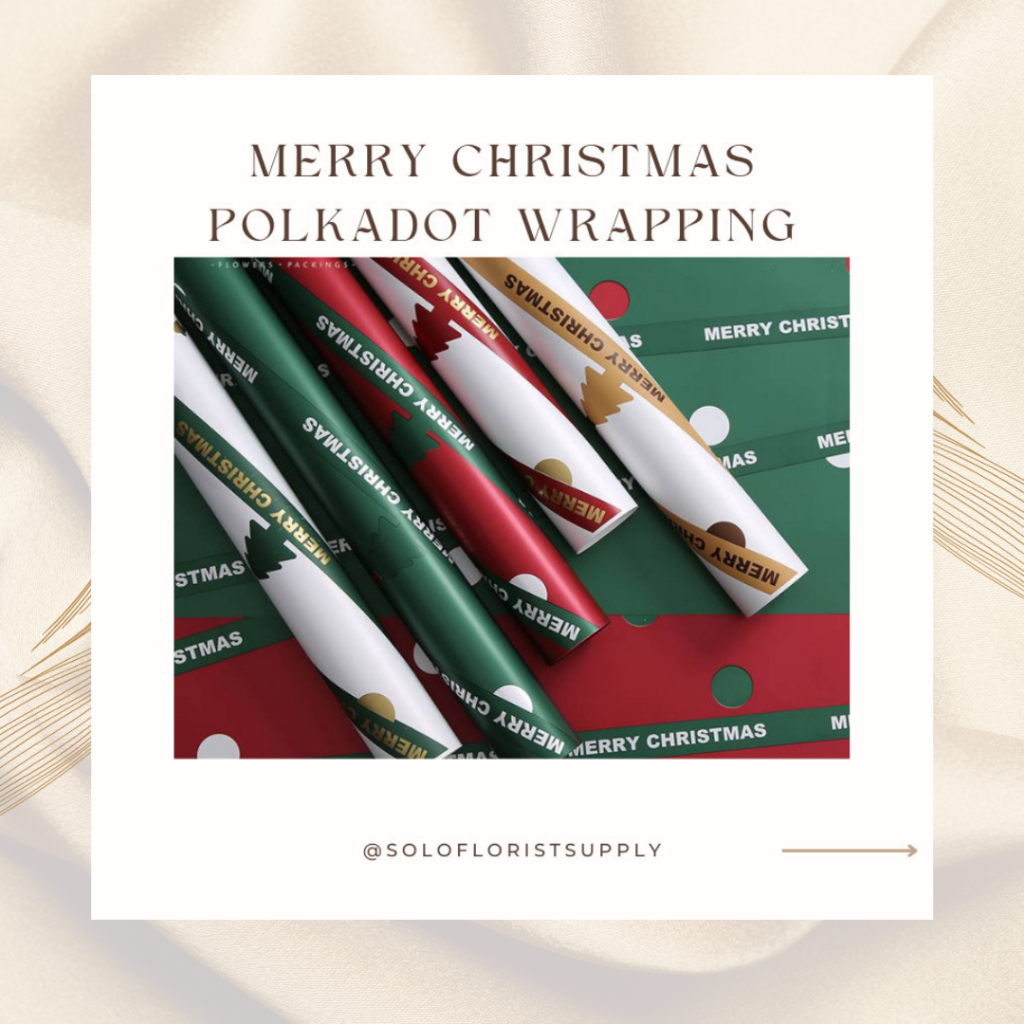 

MERRY CHRISTMAS POLKADOT NATAL WRAPPING MOTIF MERRY CHRISTMAS KERTAS KADO NATAL HAMPERS NATAL