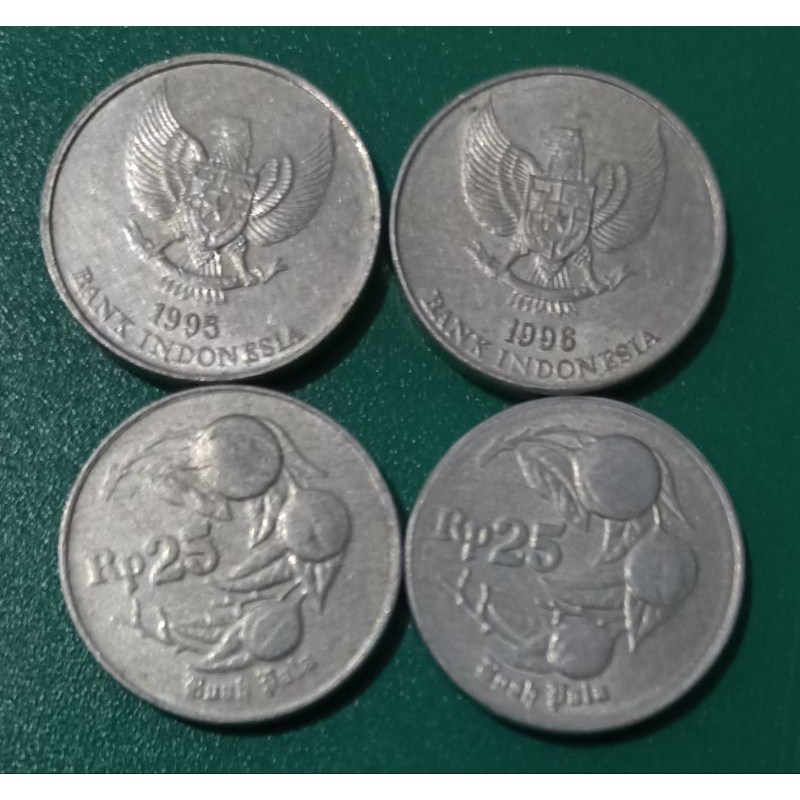koin kuno 25 rupiah/koin mahar/koin koleksi