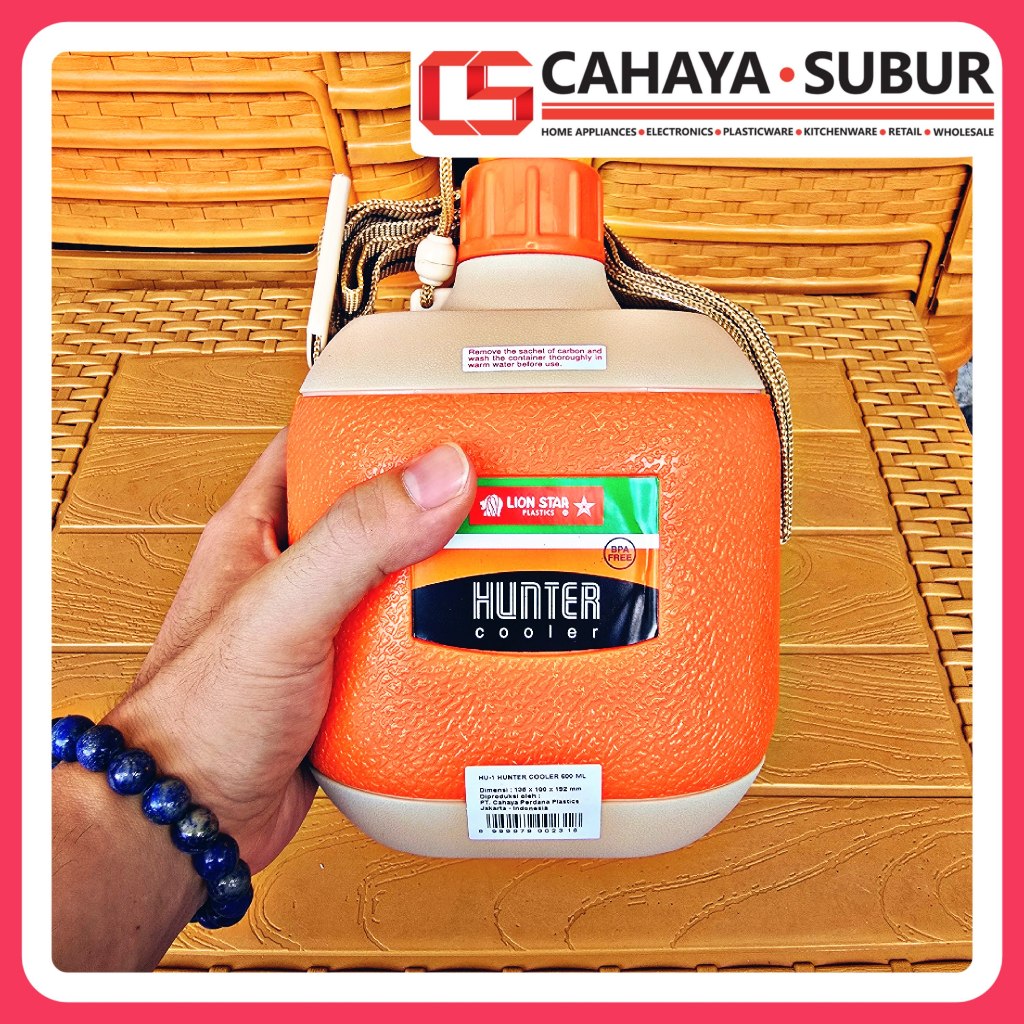 Botol Air Minum Hunter Cooler 600ML Lion Star Vintage Edition Botol Minum Anak Unik Premium Quality