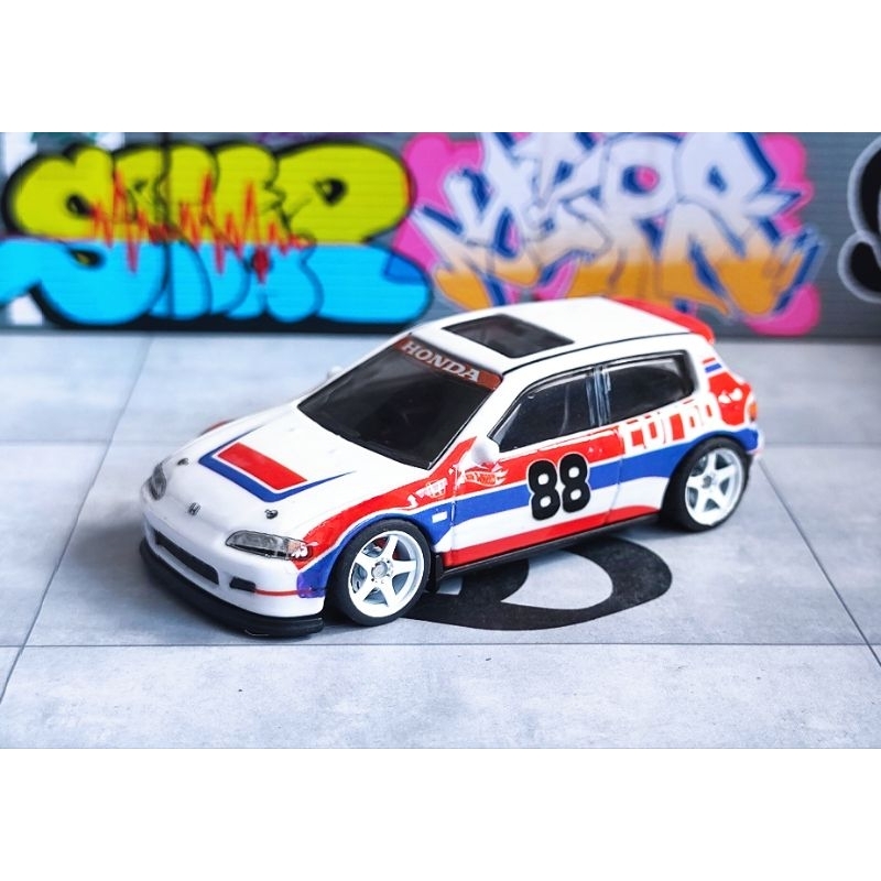 HOTWHEELS COSTUM HONDA CIVIC EG IDE 2024