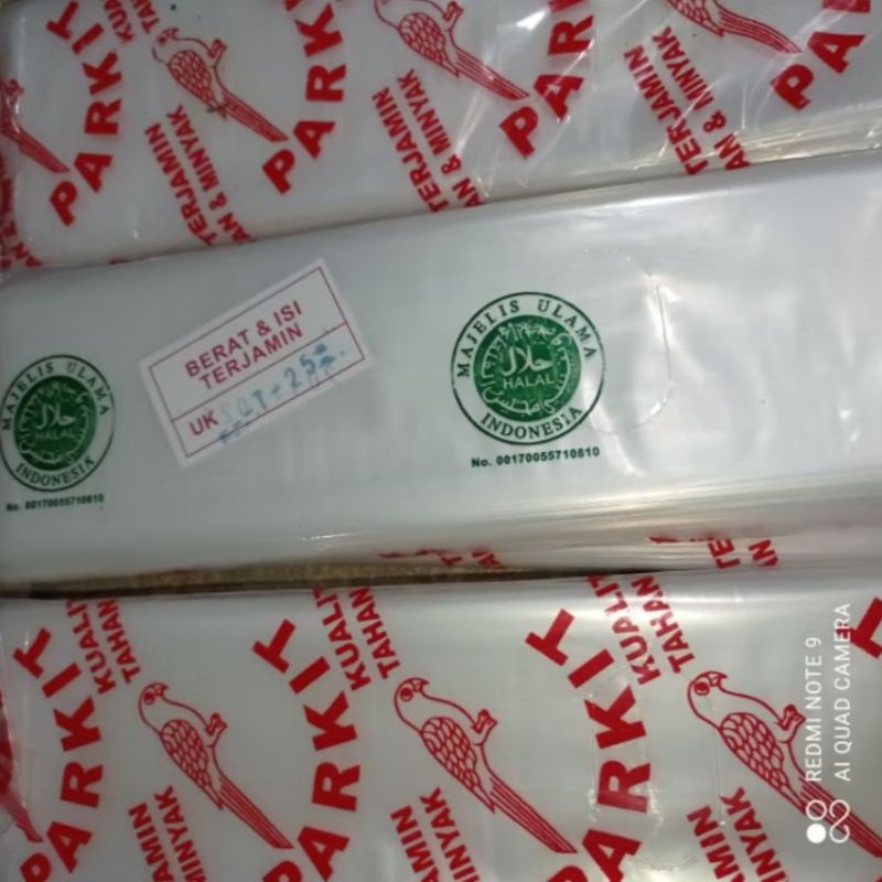 PLASTIK PE PARKIT + PLASTIK PACKING IKAN CUPANG