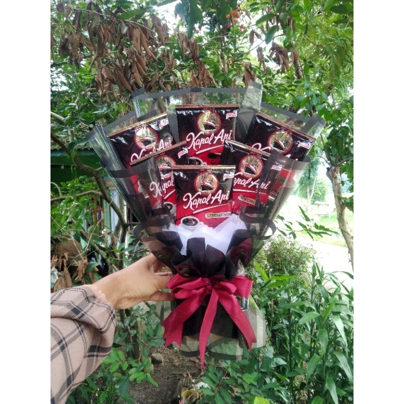 

buket isi kopi / buket hari ayah / buket wisuda / buket hari ulang tahun