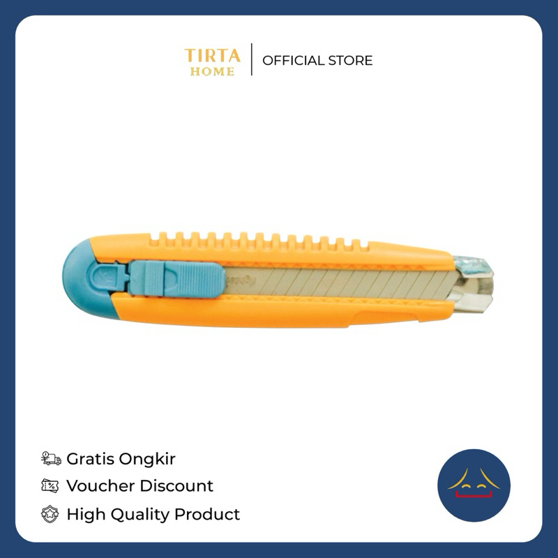 

(Tirta Home) Cutter pisau dorong besar 16 cm