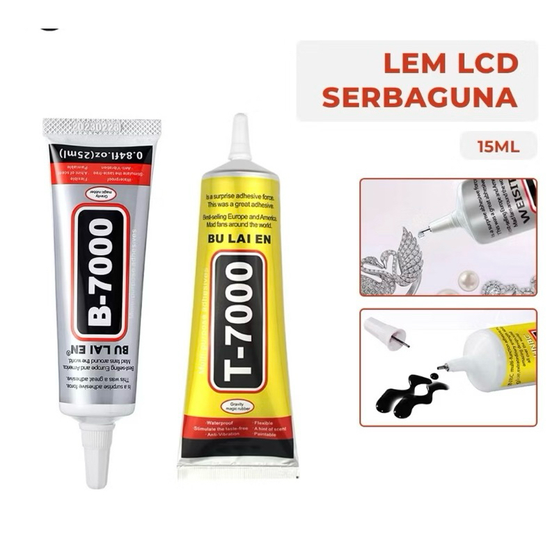 

Lem LCD Lem Touchscreen Lem Serbaguna Isi Hitam & Bening