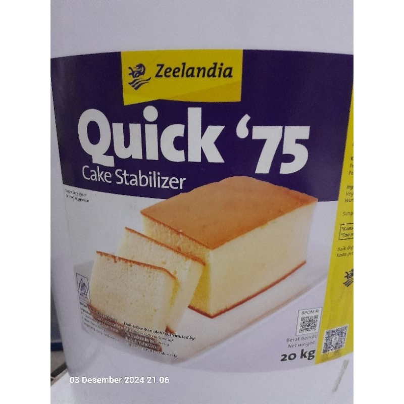 

Quick '75 Cake Stabilizer Repack 250gr