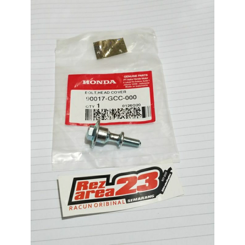 Baut cover blok head cylinder honda vario 110 karbu vario 110 esp scoopy esp led new genio beat esp 
