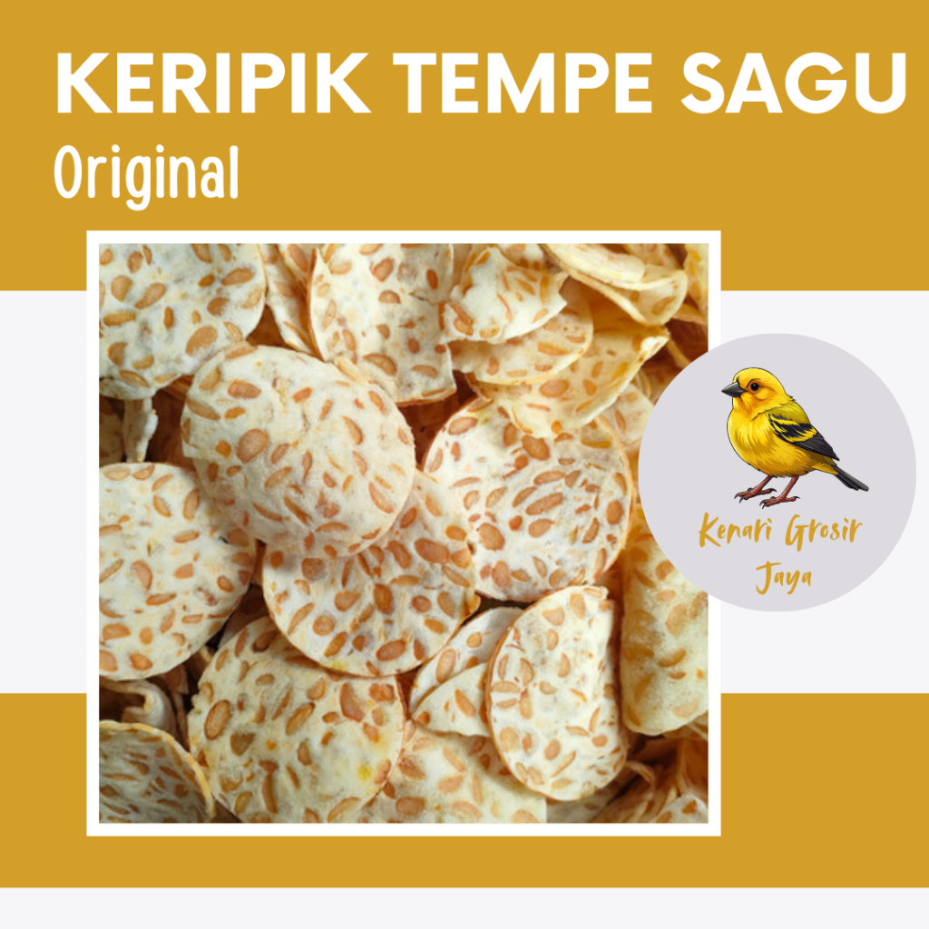 

Keripik Tempe Sagu Original 500 Gram | Camilan Enak Murah
