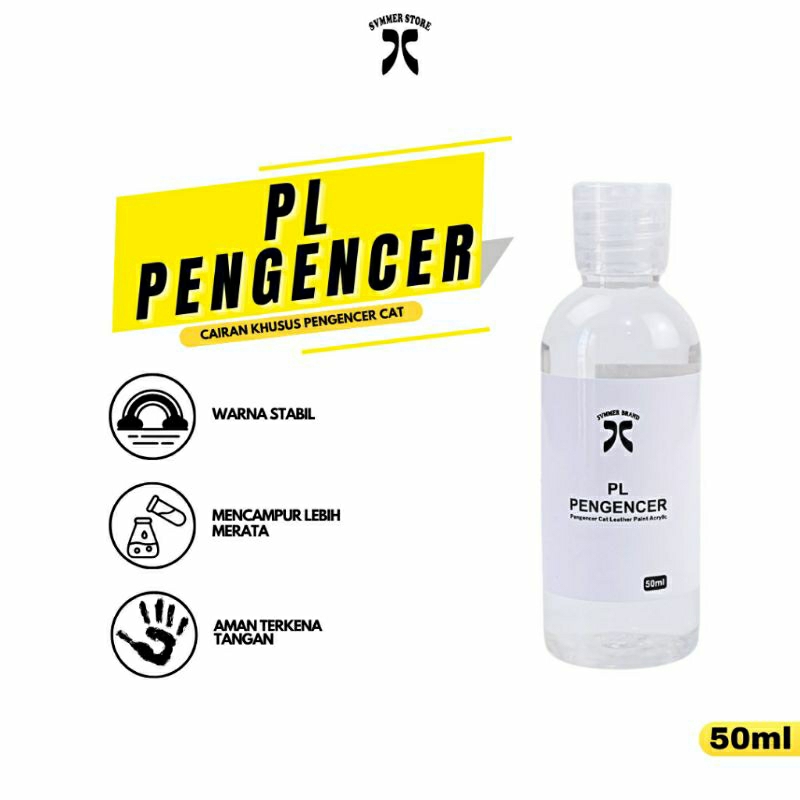 Pengencer Cat Sepatu 50ml Cat Akrilik Leather Paint Cat Kanvas & Suede