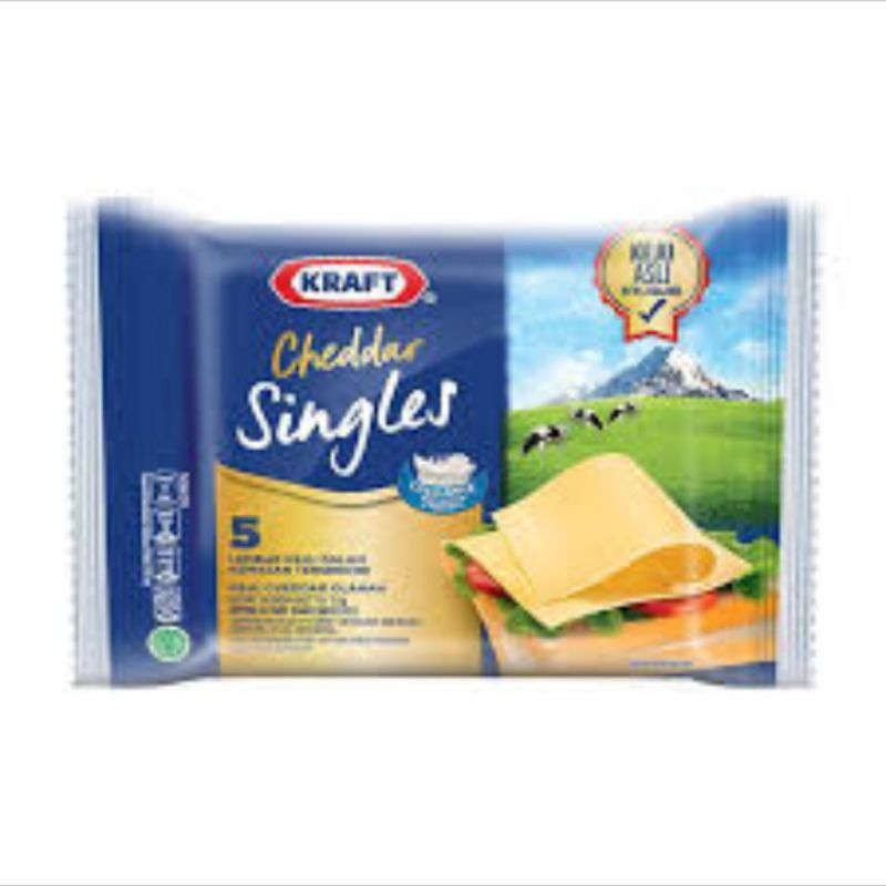 

Kraft Cheddar Singles 75 g isi 5