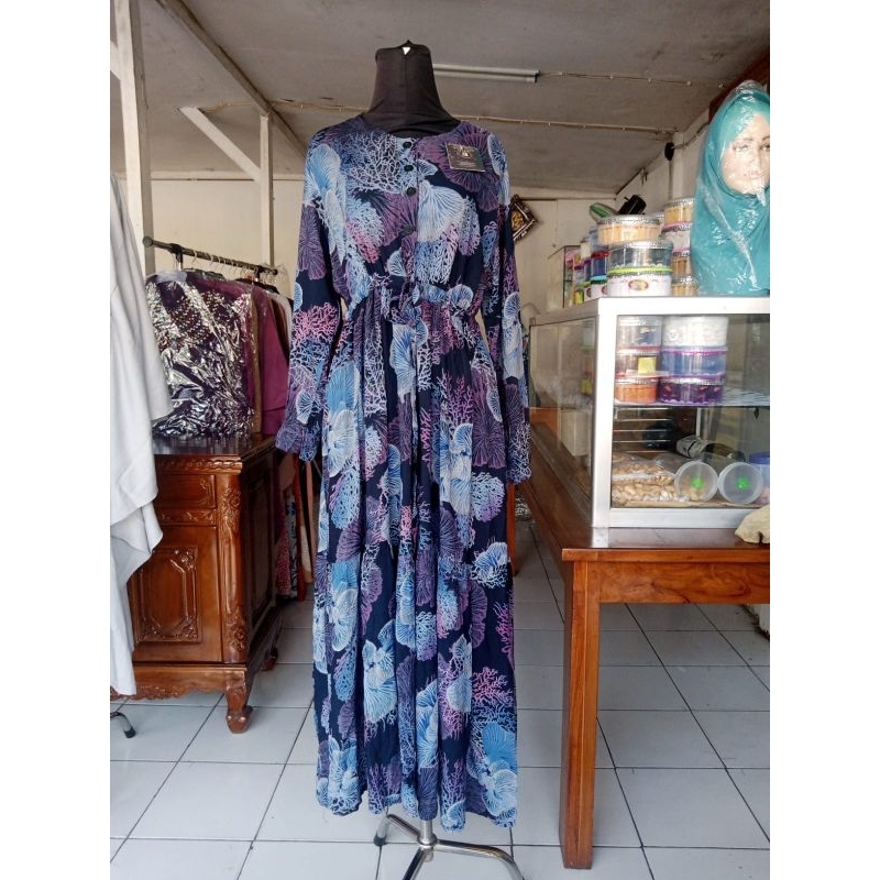 gamis bahan katun