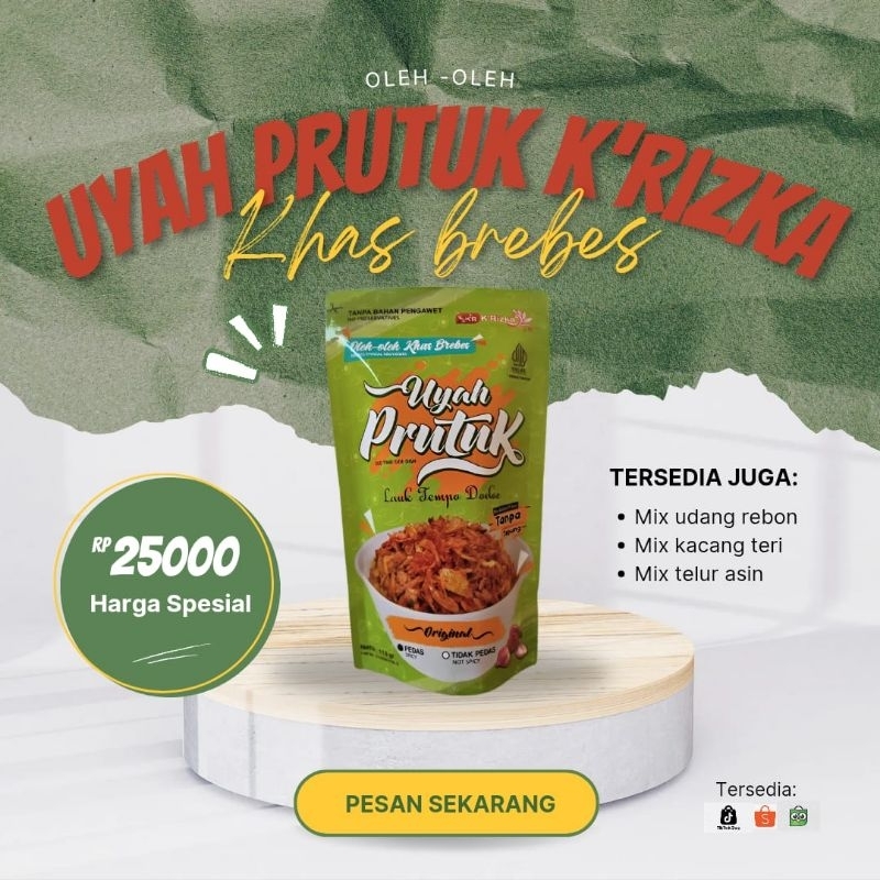 

UYAH PRUTUK K'RIZKA ORIGINAL 110 GR