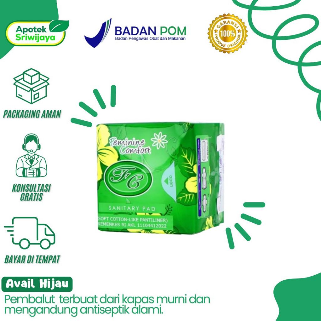 Pembalut Avail Hijau