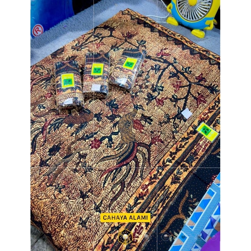 SARUNG BATIK MERAK BROWN / SARUNG BATIK KHAS MADURA / SARUNG BATIK MADURA SUDAH DIJAHIT
