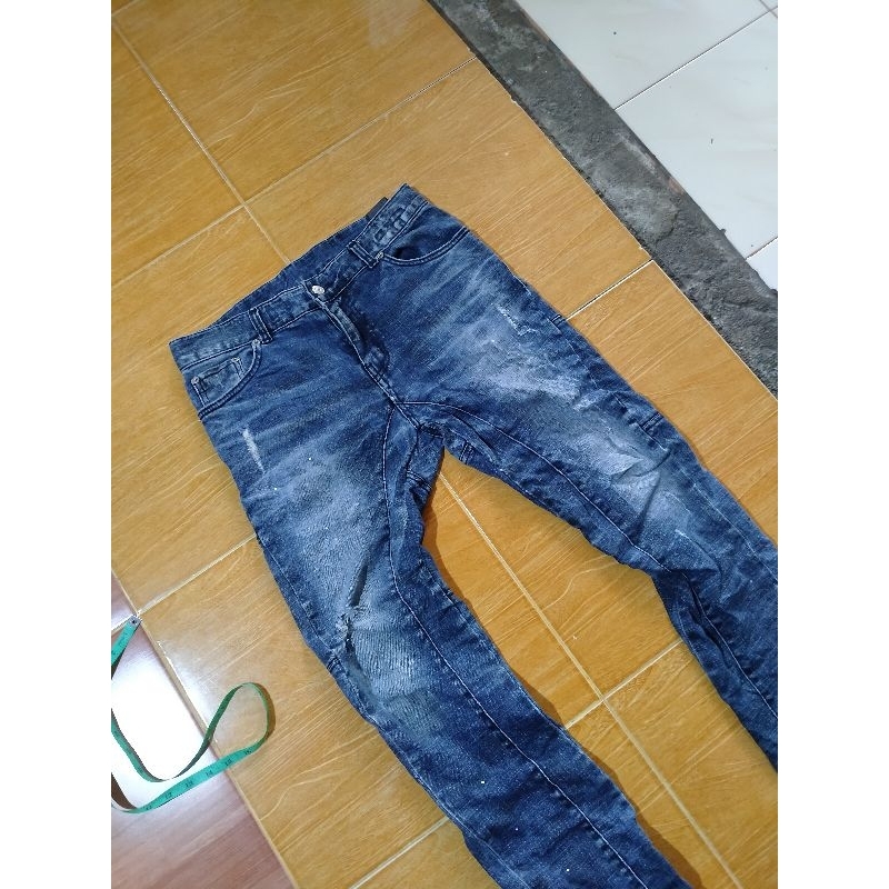 CELANA PANJANG JEANS IDUN BIKER