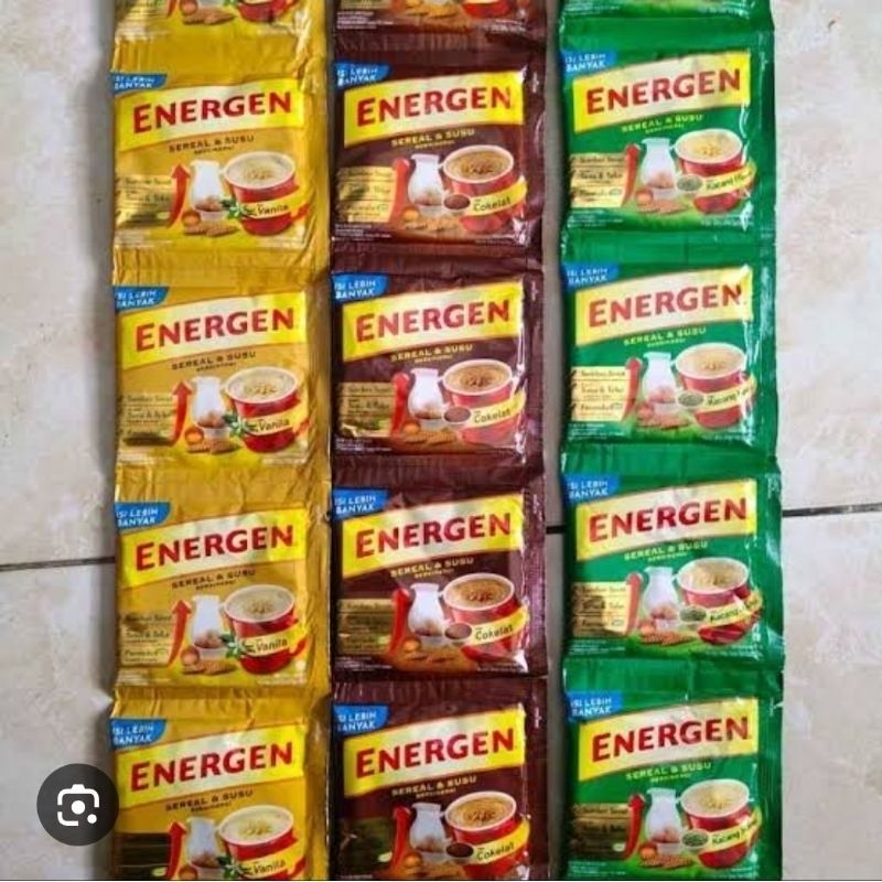 

ENERGEN VANILA COKLAT KACANG HIJAU 1 RENCENG