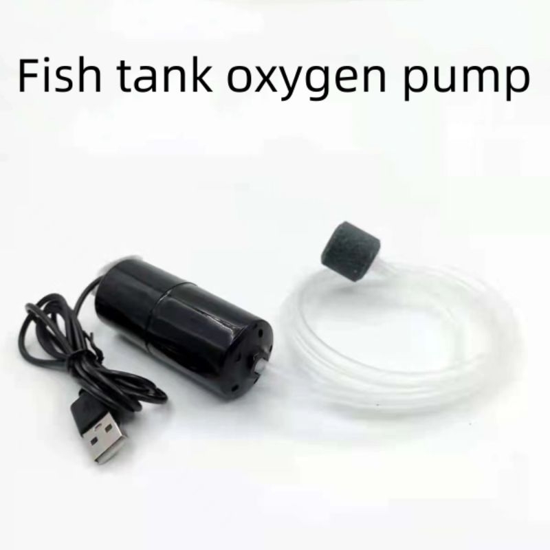 Aerator gelembung udara USB aquarium memancing ikan hias USB power bank