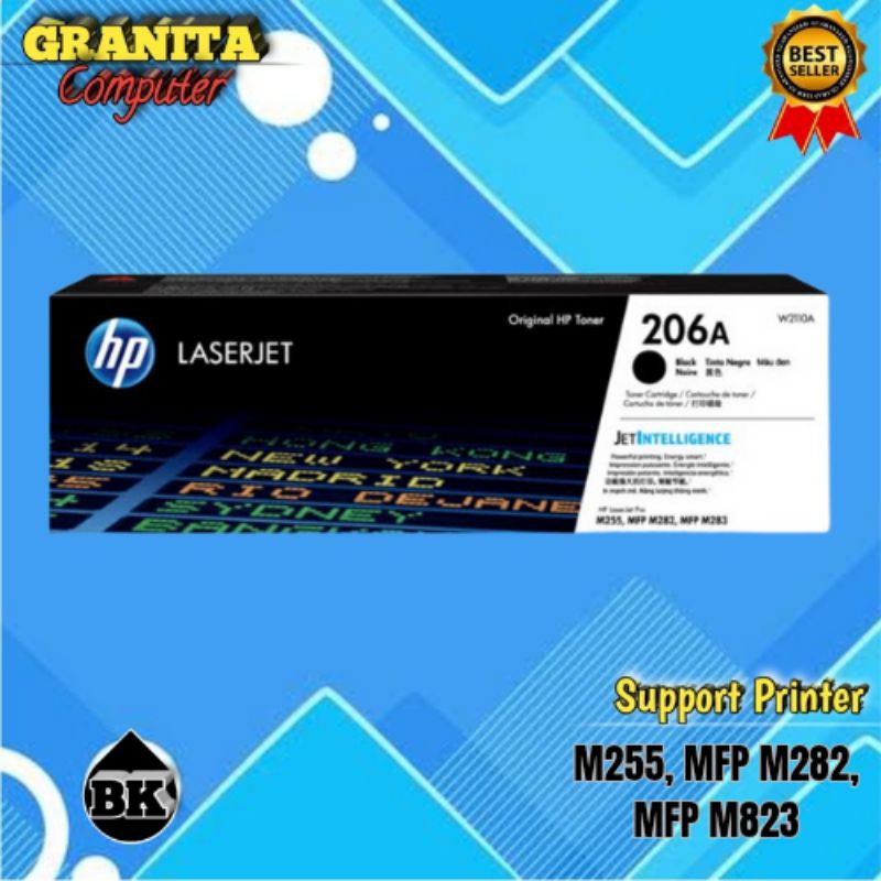 Toner HP 206A Black Original M255, MFP M282, MFP M283