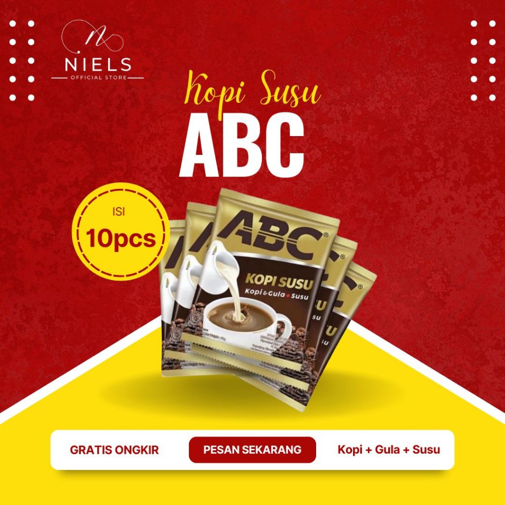 

ABC Kopi Susu 10 Sachet @31 gr