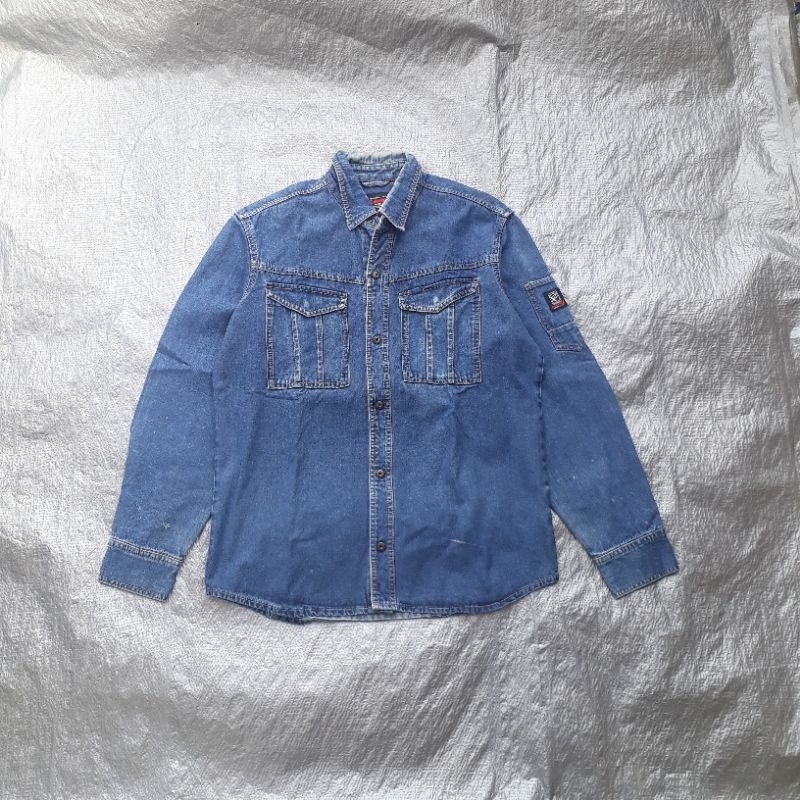 Kemeja jeans workwear evenriver ( second/bekas )