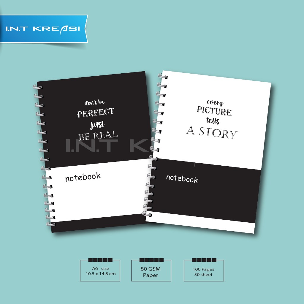 

Notebook Buku catatan Good is the best plan ukuran A6 Buku tulis diary Isi Garis Dan Polos NOTEBOOK