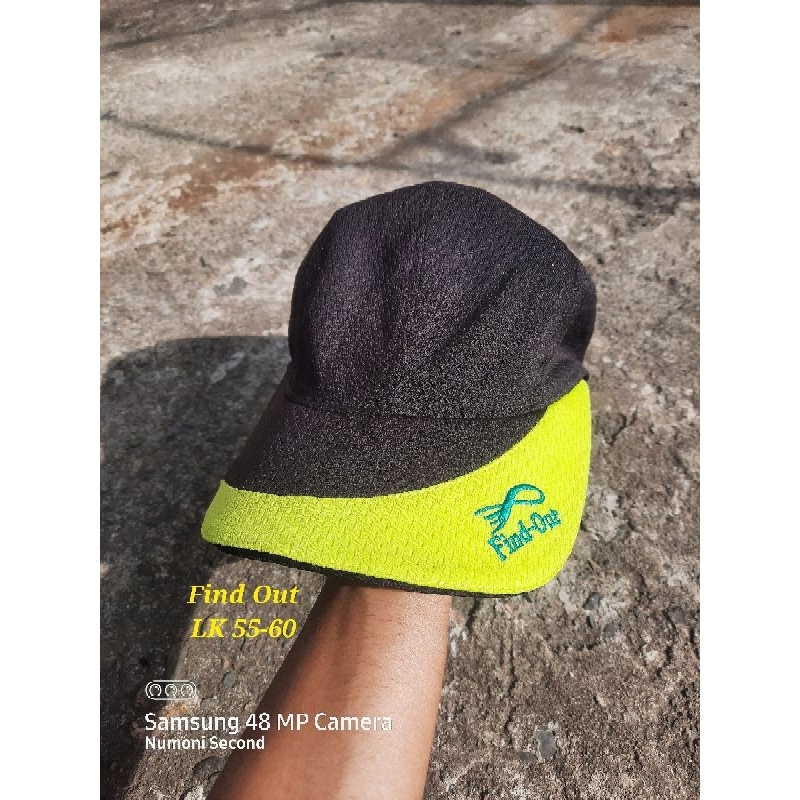 topi hat find out lightweight olahraga lari running gunung outdoor sepeda
