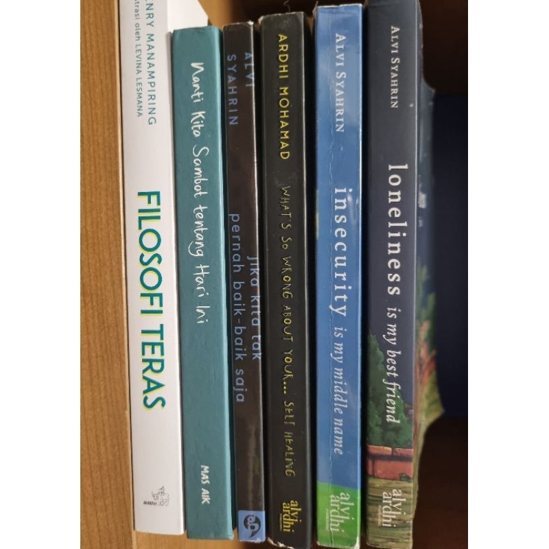 PRELOVED ORI Self Improvement Books Filosofi Teras, Insecurity, Loneliness, dll