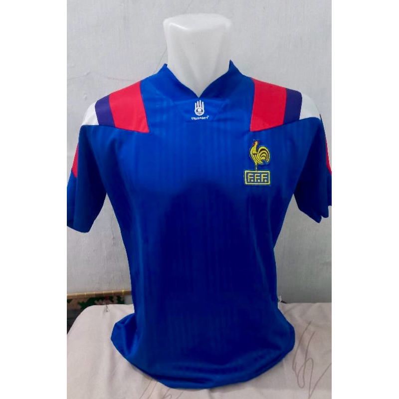 Jersey Perancis France home 1992...KW