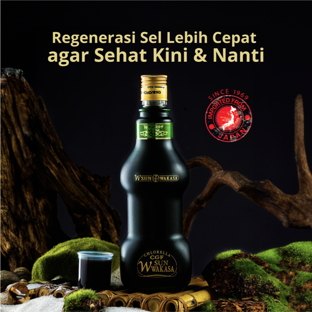 CNI Chlorella W Sun Wakasa 500 ml