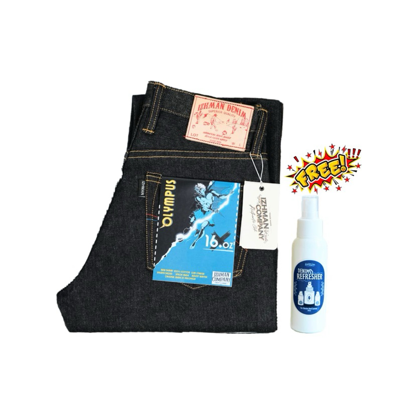 Izhman Denim - Olympus 16oz Celana Denim Selvadge Accent - Super Deep Indigo