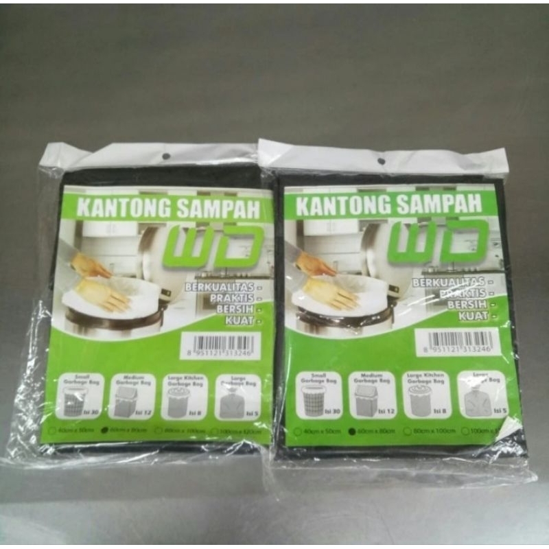 WD Kantong Sampah 80 x 100 cm / Kantong Plastik Sampah WD 80 x 100 cm
